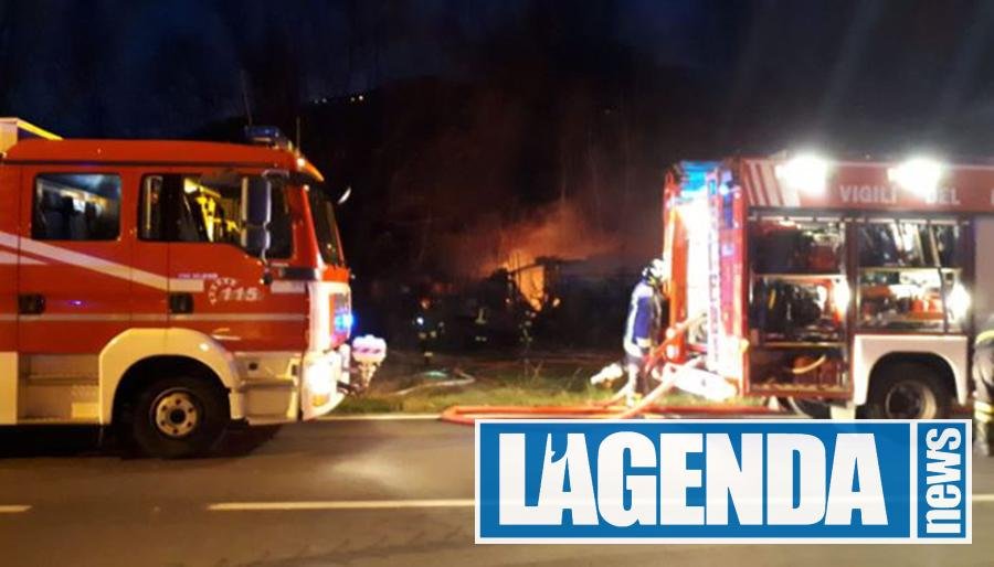 Chiusa San Michele incendio