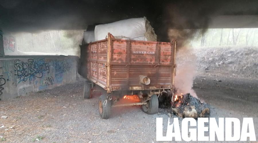 incendio mezzo