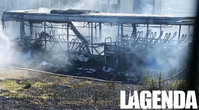 bus a fuoco