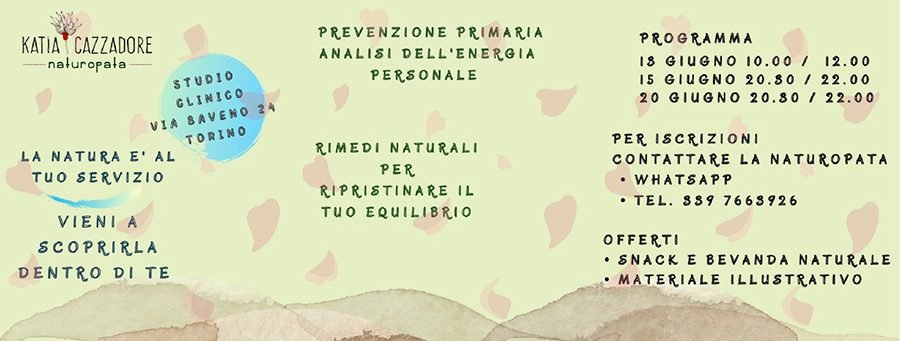 Naturopata Katia Cazzadore