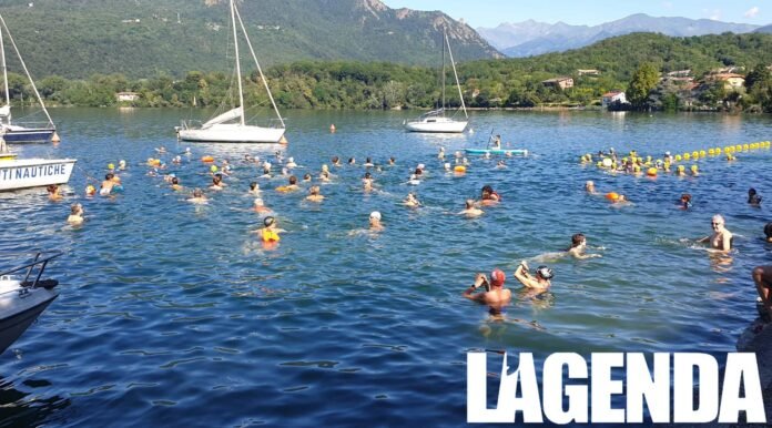 avigliana lago nuota