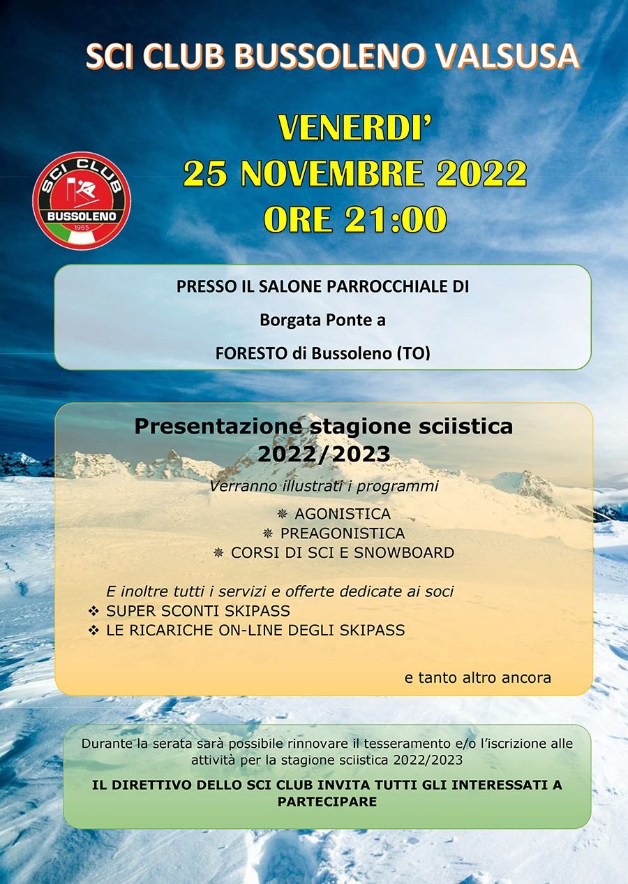 sci club bussoleno