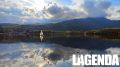 Lago di Avigliana nuvole primavera