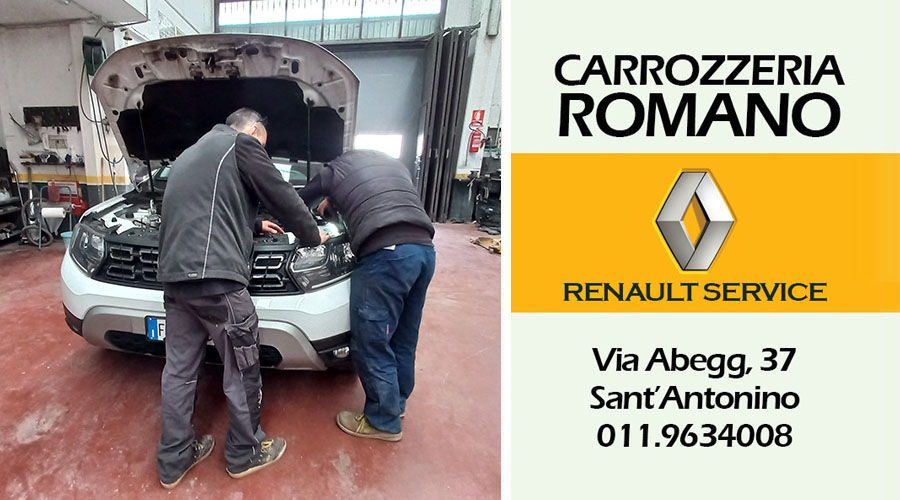 La Carrozzeria Romano, autorizzata Renault e Dacia, è anche officina ed effettua i tagliandi