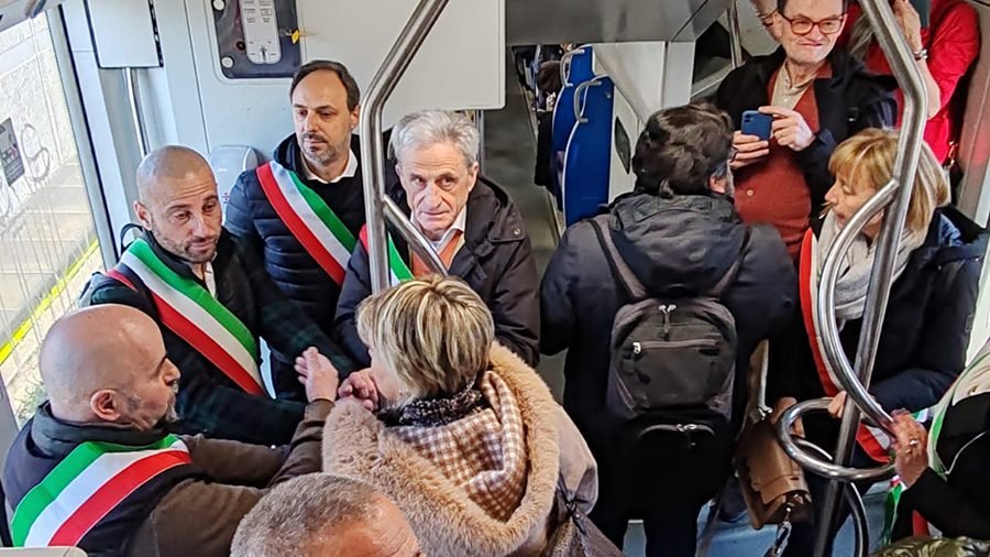 Treno sindaci Valsusa