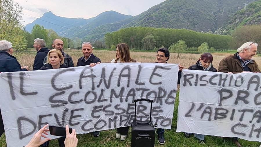 Chiusa di San Michele canale scolmatore