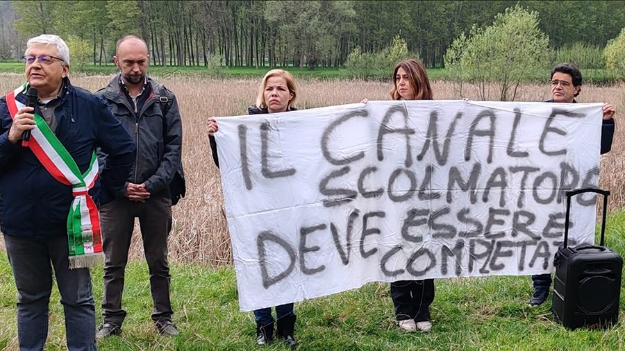 Chiusa di San Michele canale scolmatore