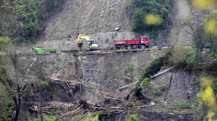 La frana di Rubiana (Claudio Savarino)