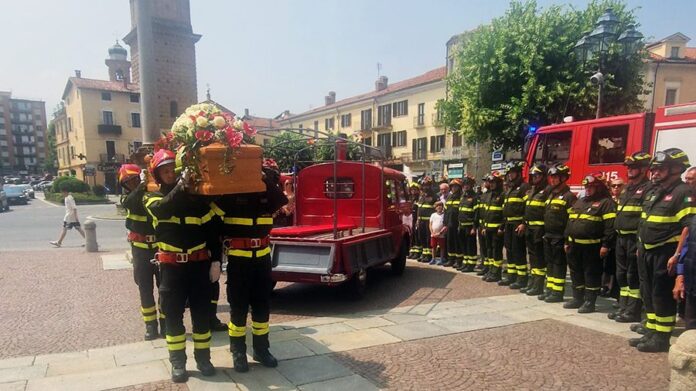 Il funerale di Gilberto Monfrino