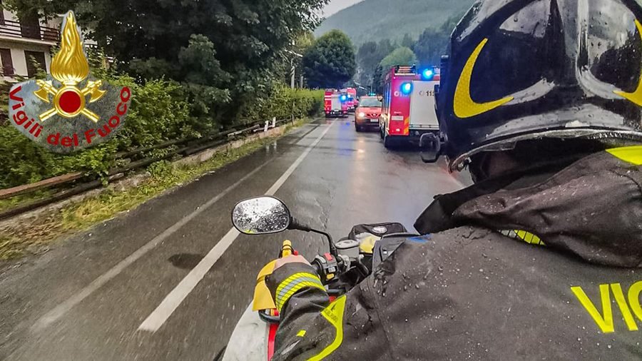 Vigili del Fuoco a Bardonecchia
