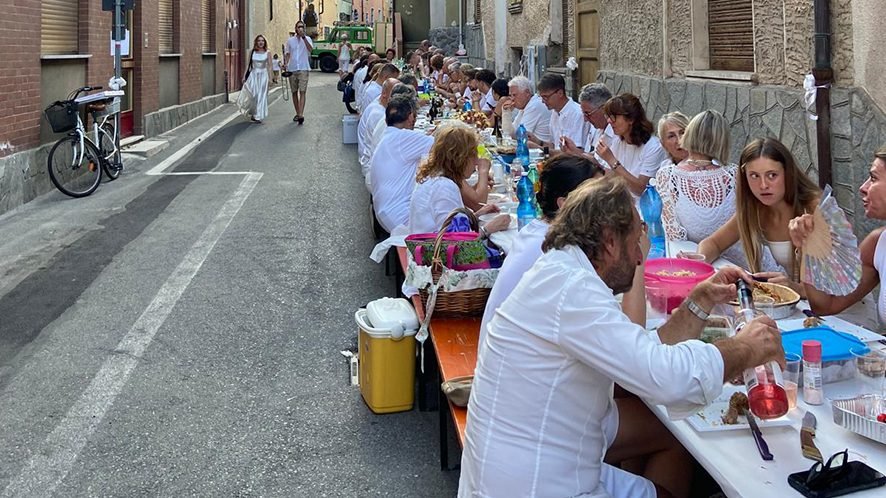 Cena bianco a Chiusa San Michele