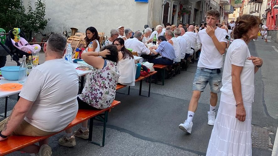 Cena bianco a Chiusa San Michele