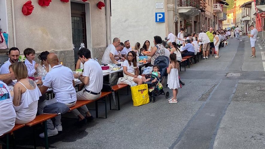 Cena bianco a Chiusa San Michele