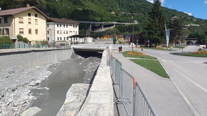 La strada a Bardonecchia