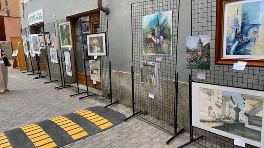 Concorso di pittura a Chiomonte