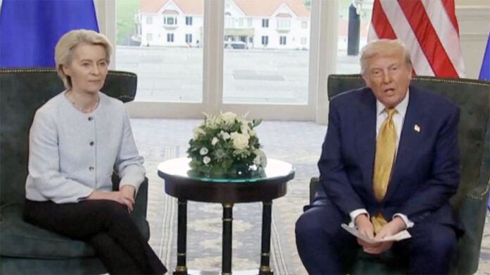 Trump e von der Leyen