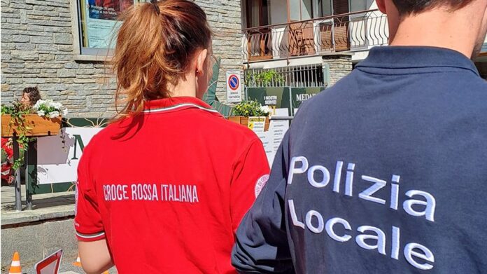 Croce Rossa e Polizia Locale