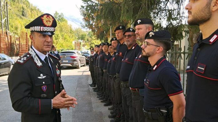 Il Comandante dei Carabinieri Salvatore Luongo