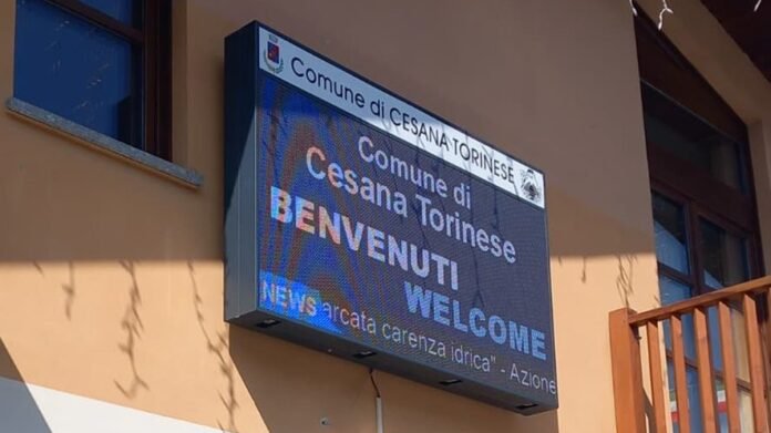 Ledwall a Cesana