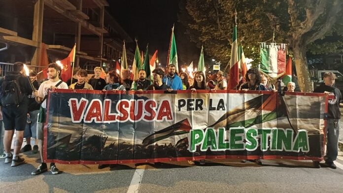 Fiaccolata per Gaza