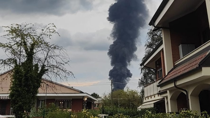Incendio a Pianezza