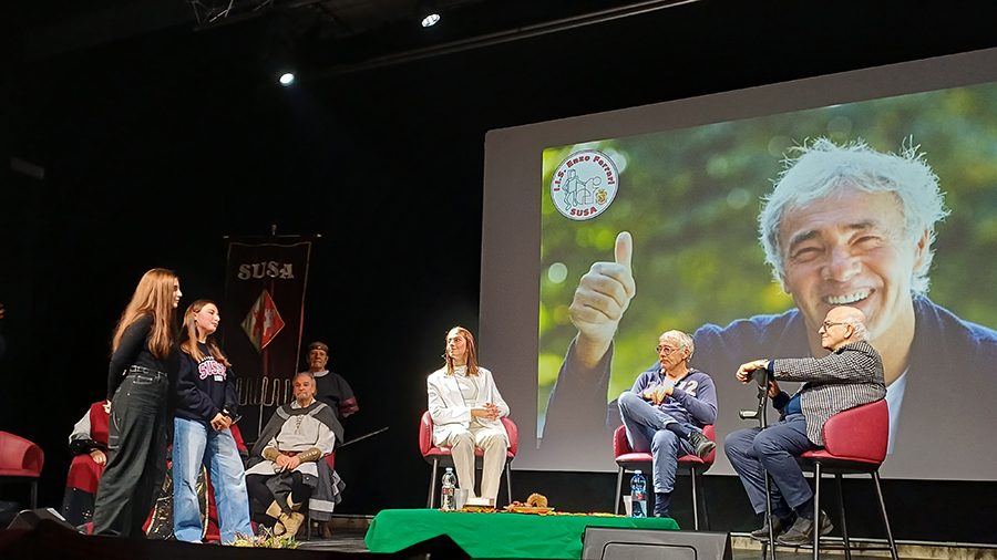 Massimo Giletti al Ferrari di Susa