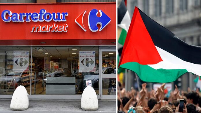 Manifestazione al Carrefour