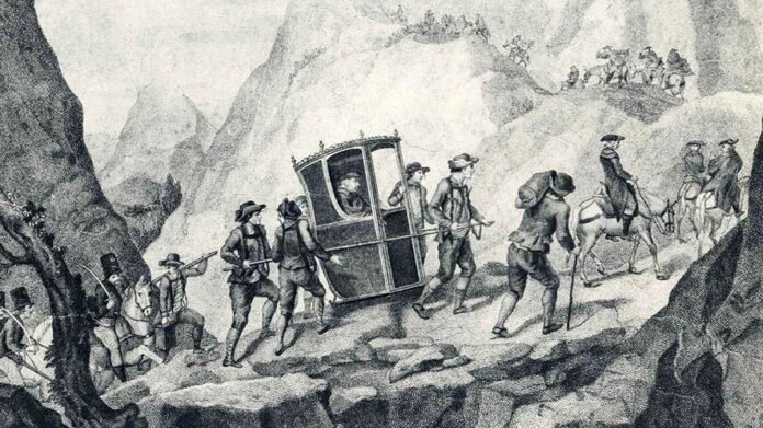 Trasporto al Moncenisio