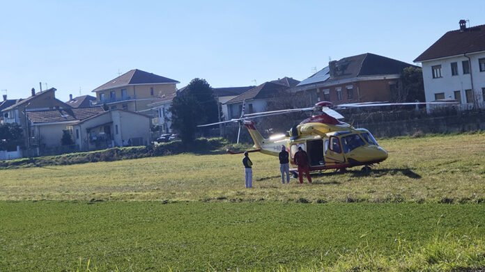 Elicottero ad Alpignano