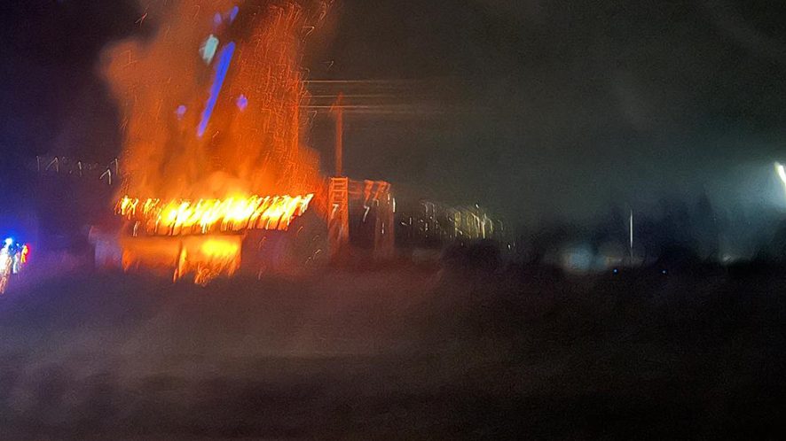 Incendio ad Avigliana