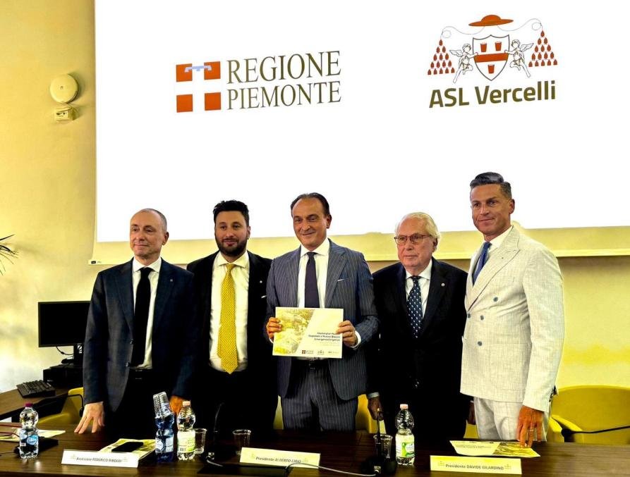 da sx Ricci, Riboldi, Cirio, Scheda e Gilardino 