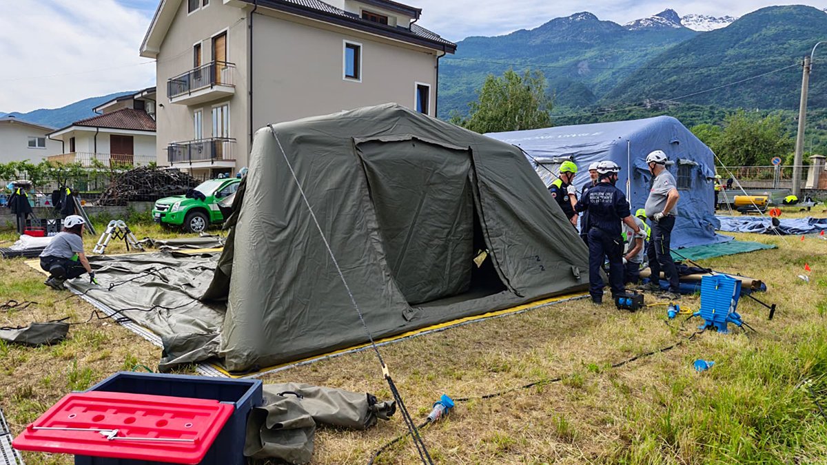 Campo scuola della Protezione Civile