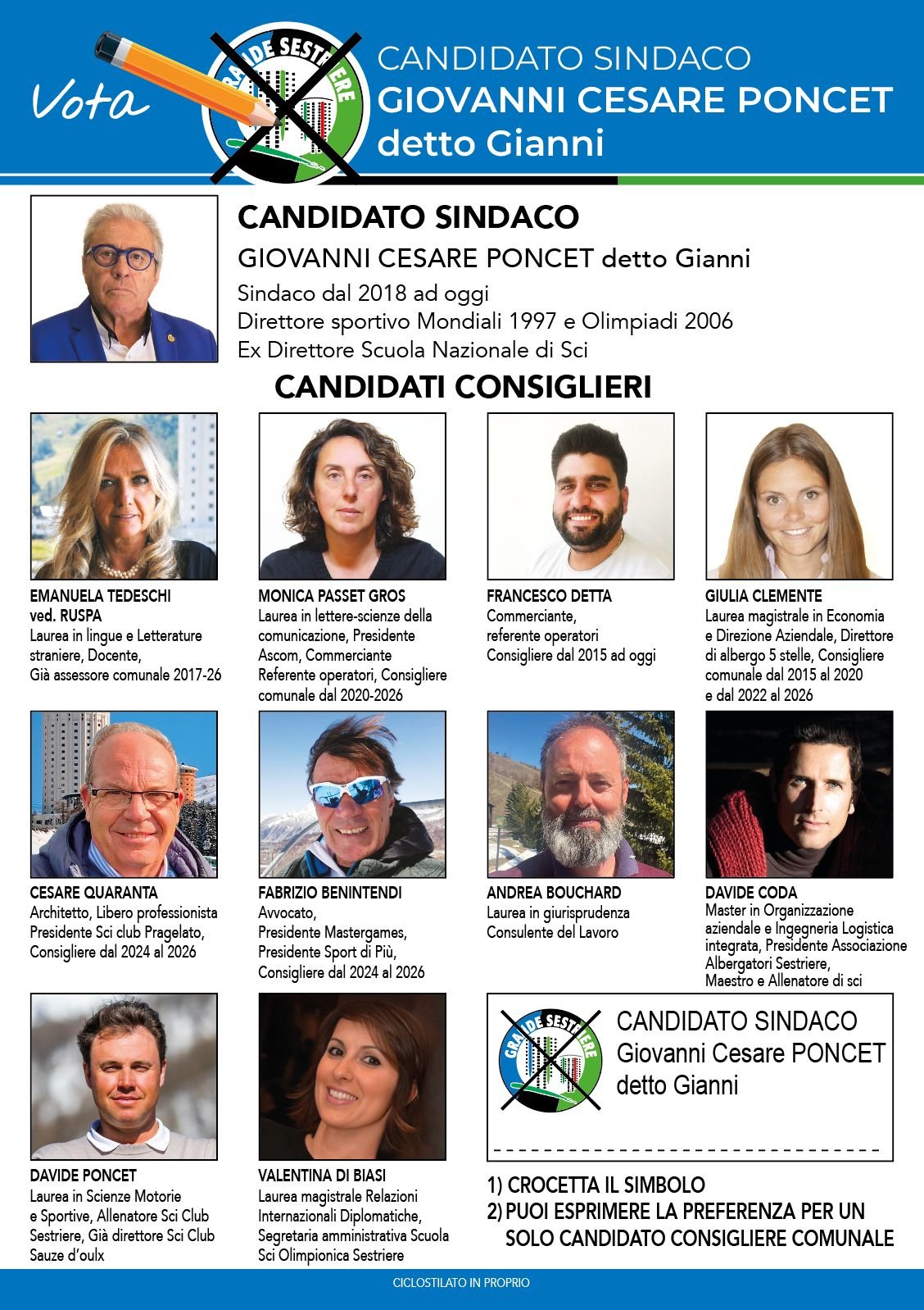 Grande Sestriere la lista