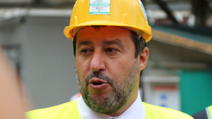 Salvini al cantiere TAV
