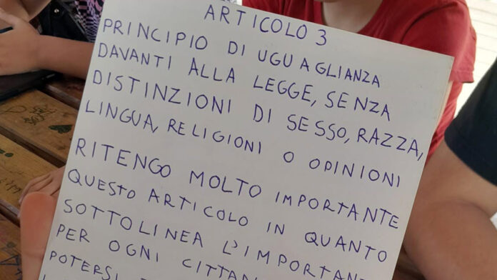 Educazione civica a Sant'Ambrogio
