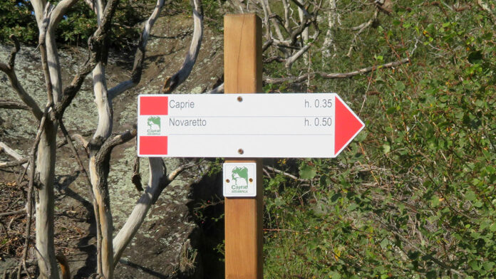 Sentiero a Caprie