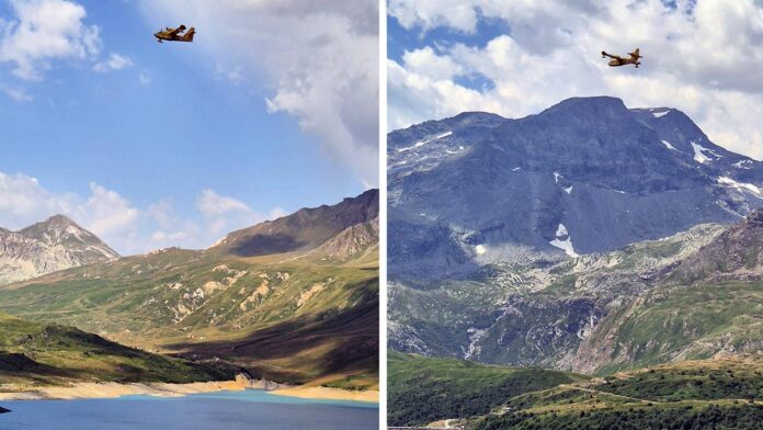 Canadair al Moncenisio
