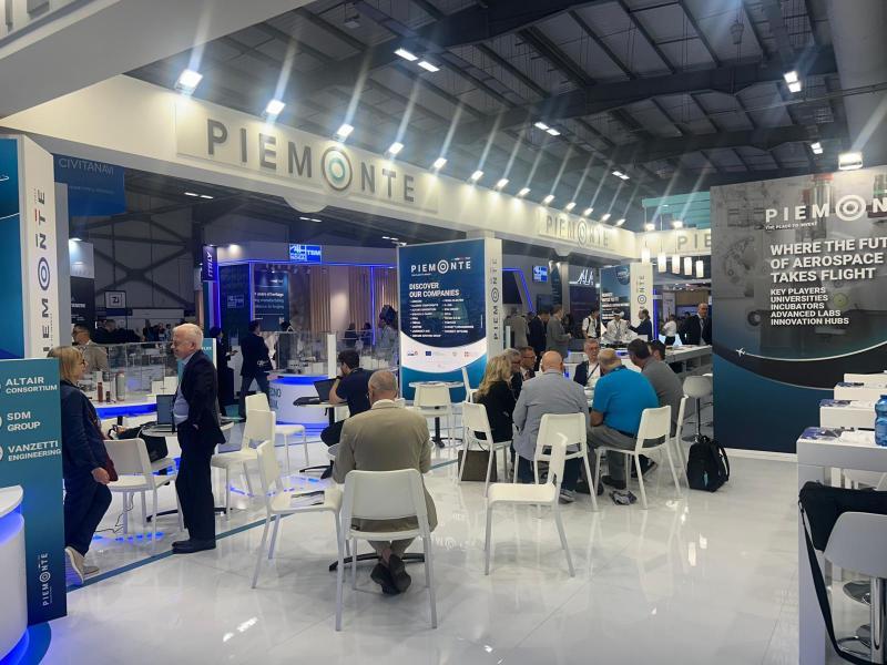 Foto dello stand del Piemonte 
