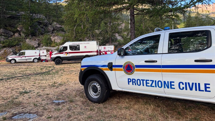 Protezione Civile a Moncenisio